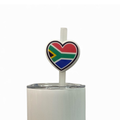 Saffa SA Heart flag Straw Topper