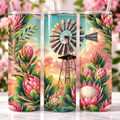 Windpomp Protea Sunset 20oz Skinny Tumbler
