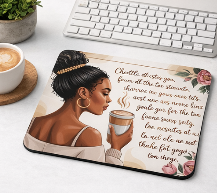 African Latte Mouse Pad
