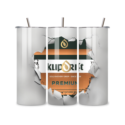 20Oz Klipdrift Premium Breaking Through Stainless Steel Skinny Tumbler