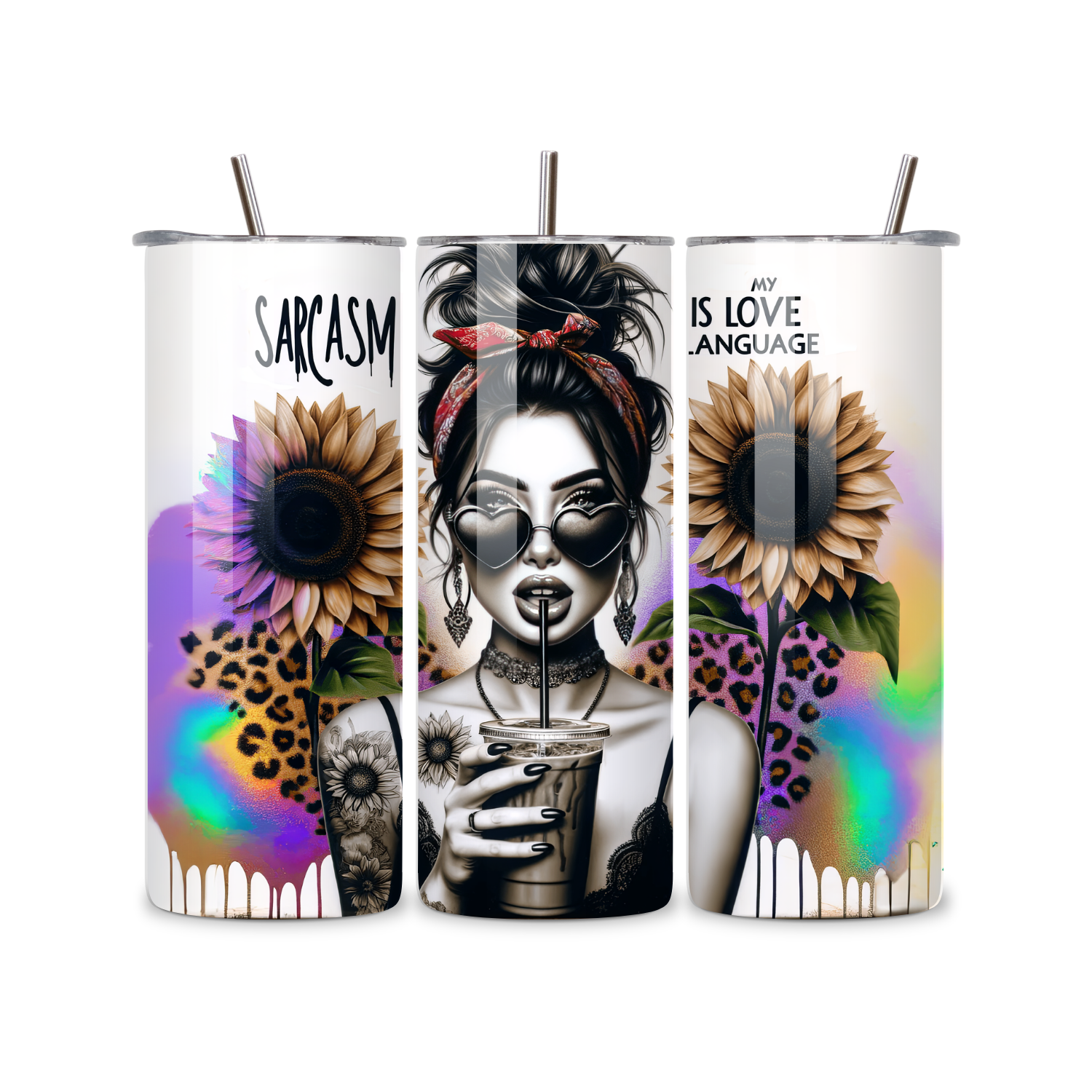 Sarcasm Is My Love Language 20oz Skinny Tumbler