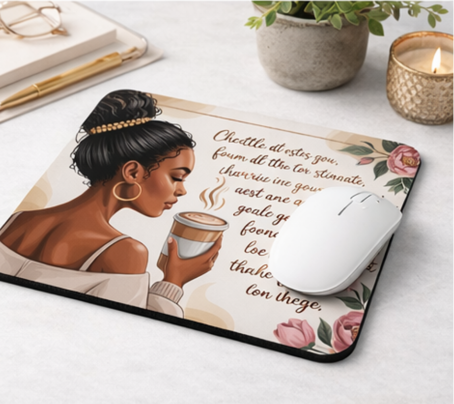 African Latte Mouse Pad