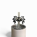 Smiling Spider Straw Topper
