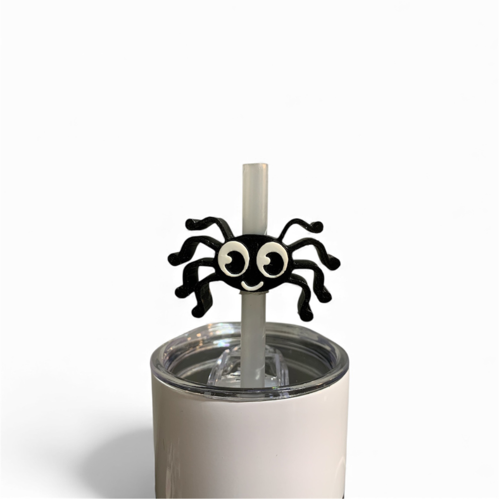 Smiling Spider Straw Topper