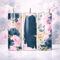 Midnight Bloom 20oz Skinny Stainless Steel Insulated Tumbler