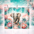 Elephant Protea Safari 20oz Skinny Tumbler