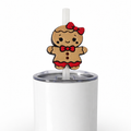 Ginger Girl Straw Topper
